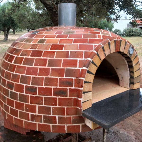 Four a pizza bois et gaz en briques refractaire gamme Pro120 couv