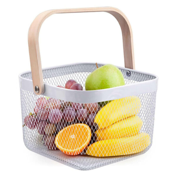Panier de fruits et légumes en metal