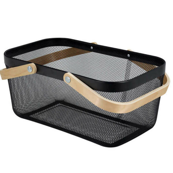 Panier de rangement en métal pique nique