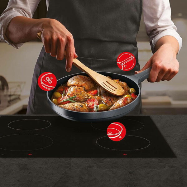 Tefal Poêle A Frire En Fonte D'aluminium 28cm couv