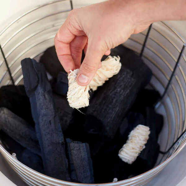 Allume feu en laine de bois 32 pièces FSC®allumage