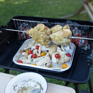 Barbecue a charbon en fonte modèle bergamo