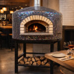 Four a pizza bois gaz en mosaïque Pro120 couverture
