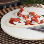 Pierre a pizza en argile refracatire reel