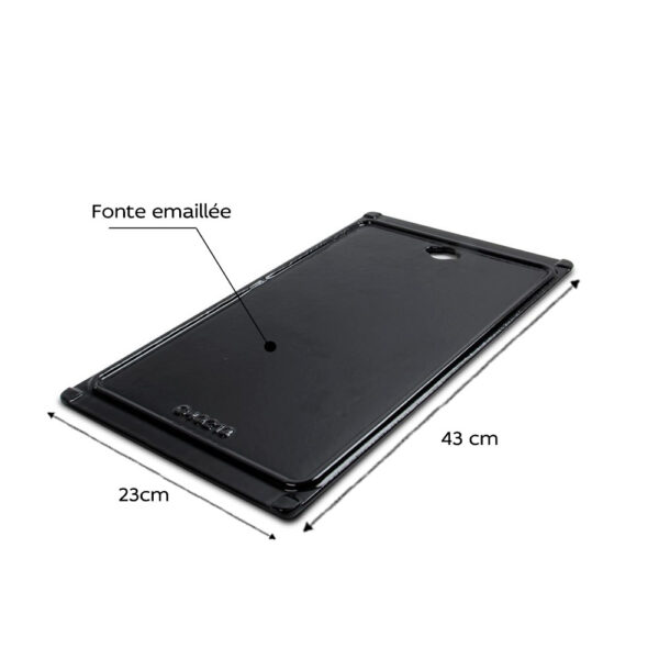 Plaque de cuisson en fonte émaillée 43