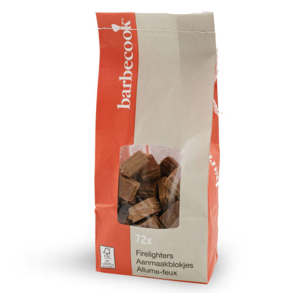 Sacs d'allume feux barbecue 72 pieces barbecook