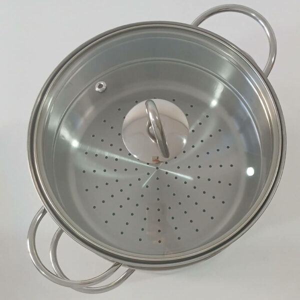 Couscoussier inox 5L modèle Milano inoxriv cousc haut