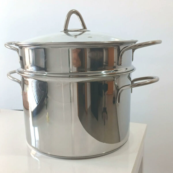 Couscoussier inox 5L modèle Milano inoxriv reel