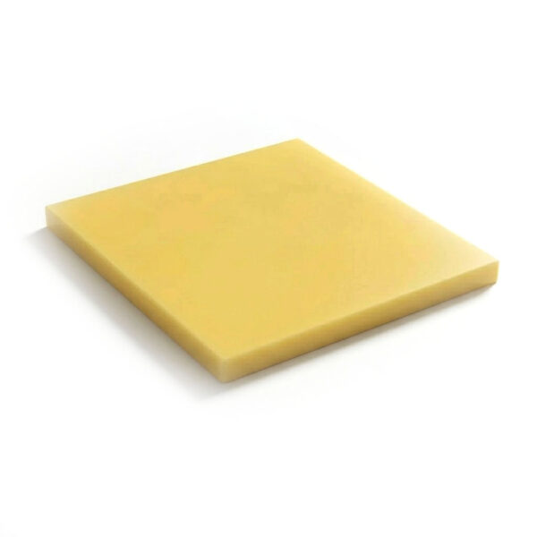 Planche a découper en polyéthylène 40x40x4cmjaune