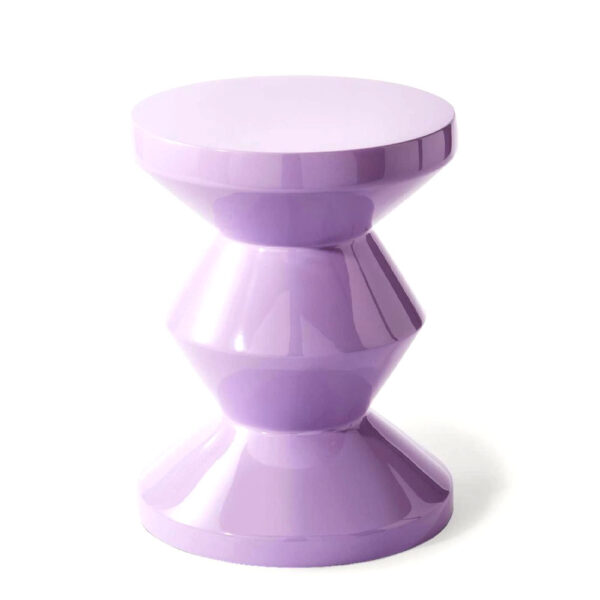 Table d’appoint en résine H47 D30 cm