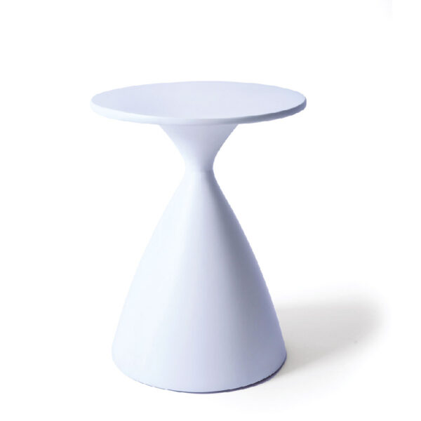 Table d’appoint en résine H50 D40 cm