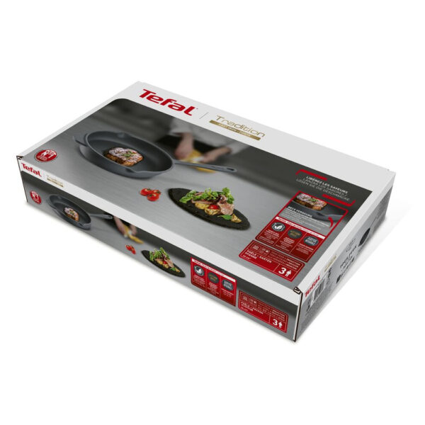 Tefal Poêle en fonte de Ø 26cm Noir package