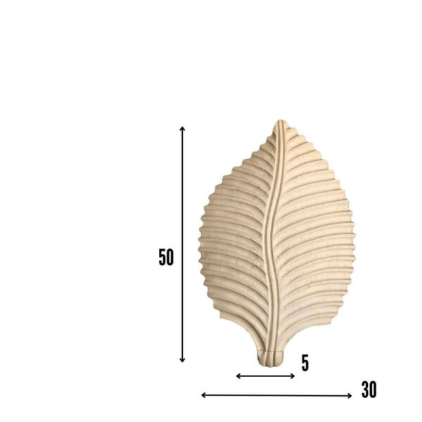 Applique en pierre Modèle Feuille AP1013 dim