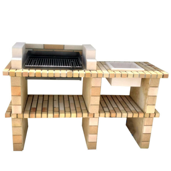 Barbecue en Briques avec évier Ref BB25