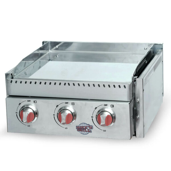 Plancha Gaz Inox 3 Brûleurs a poser PL700