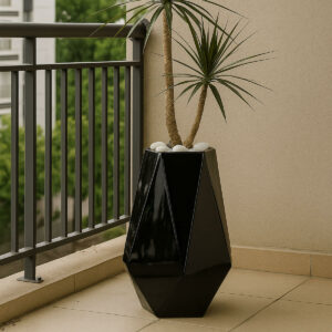 Cache Pot GeoForme en Résine CP036