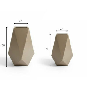 Cache Pot GeoForme en Résine CP036