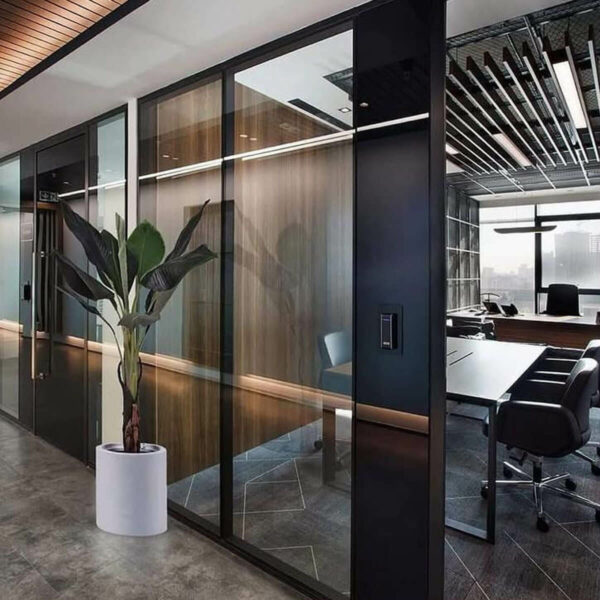 Cache pot cylindrique en resine CP022 reel