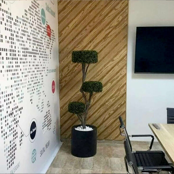 Cache pot cylindrique en resine CP022 reel2