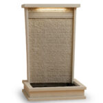 Cascade d'eau murale extérieur en marbre CMM01