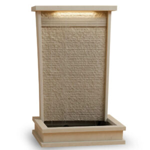 Cascade d’eau murale extérieur en marbre CMM01