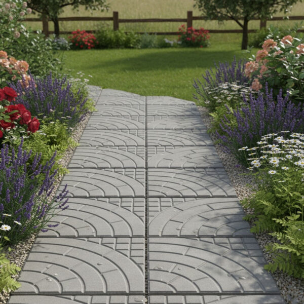 Dallage Roulette en béton fibré 40x40 cm couverture 2