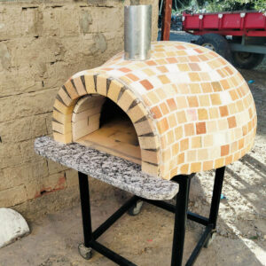 Four a bois et a gaz en briques refractaire MF80