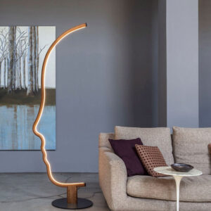 Lampadaire moderne modèle Vis a vis RGB H180cm