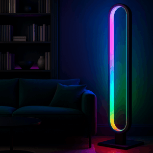 Lampadaire décoratif modèle Oval H140cm