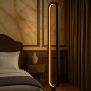 Lampadaire décoratif modèle Oval H140cm