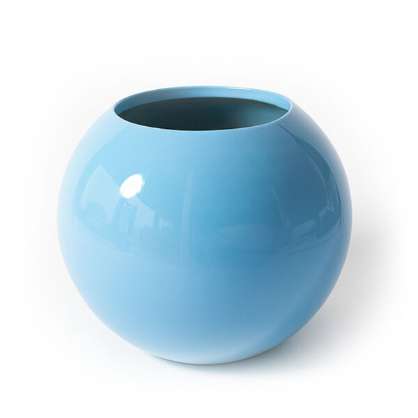cache pot spherique en resine 50cm