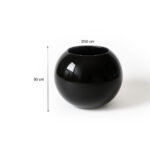 cache pot spherique en resine de Ø50cm dim