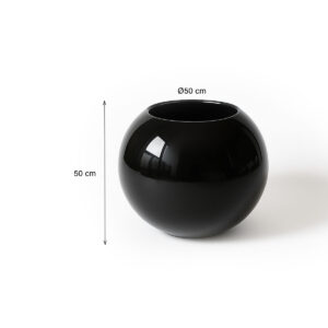 cache pot sphérique en resine de Ø50cm