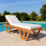 Chaise longue en bois Okoumé Ref CL25 couverture