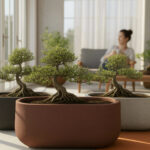 Jardinière rectangulaire arrondie en béton modèle AERO80 couverture