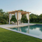 Paillote en bois africain PB332.7 couverture