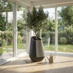 Pot de Fleurs en GRC Léger STONFLEX modèle GEOX80 couv
