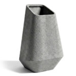 Pot de Fleurs en GRC Léger STONFLEX modèle GEOX80 gris