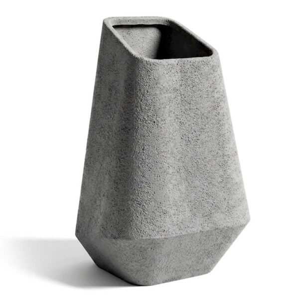 Pot de Fleurs en GRC Léger STONFLEX modèle GEOX80 gris