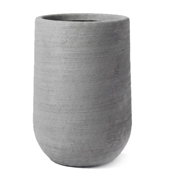 Pot de fleur conique en béton leger modèle TERRA70 sans plante