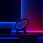 Lampe de table modèle L'Harmonie couverture rgb