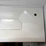 Lavabo de salle de bain en Stonflex EVA80 blanc reel