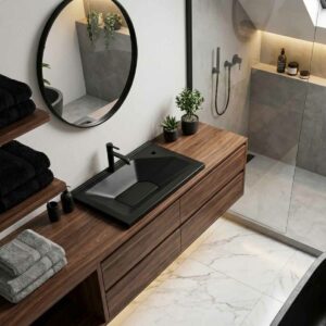 Lavabo de salle de bain en Stonflex EVA80