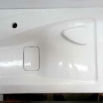 Lavabo encastré pour salle de bain en Stonflex LUX80 reel