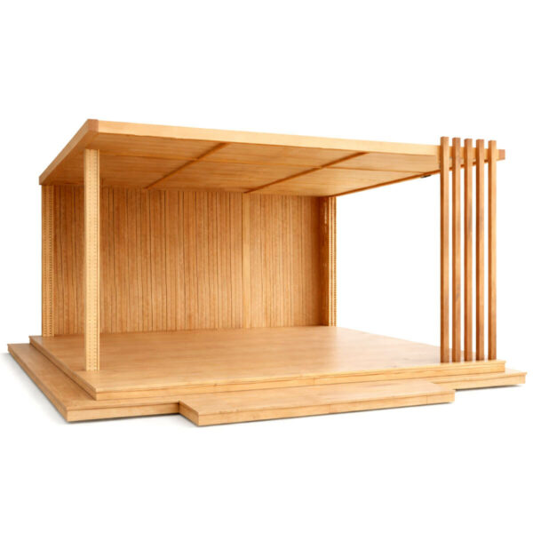 Pergola pour jardin en bois tali Ref PB432.7