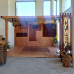 Pergola pour jardin en bois tali Ref PB432.7 reel