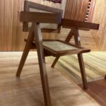 chaise en bois africain modele kanari reel2