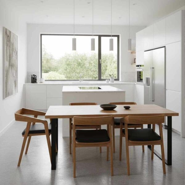 chaise salle a manger en bois africain couv