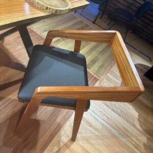 Chaise salle a manger en bois africain