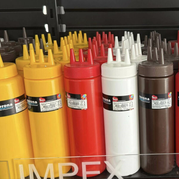 Bouteille à sauce avec  3 trous de 950 ml reel